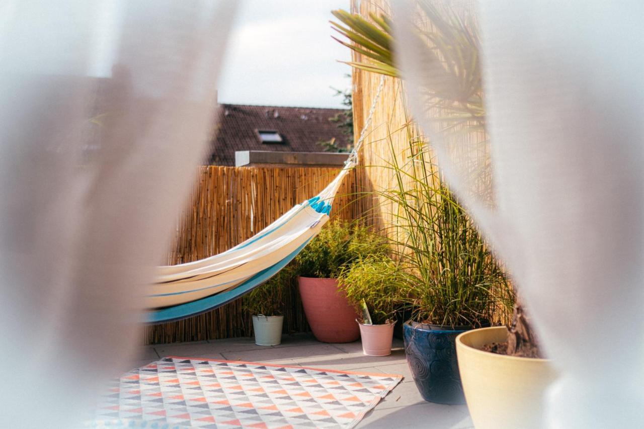 Apartament The Kalifornia I Stilvoll Mit Urlaubsfeeling I Dachterrasse I Klima Karlsruhe Zewnętrze zdjęcie
